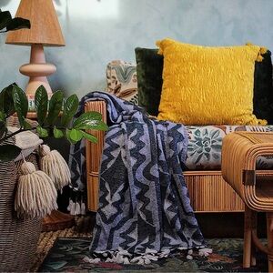 Nwt Jungalow Profil Throw Blanket